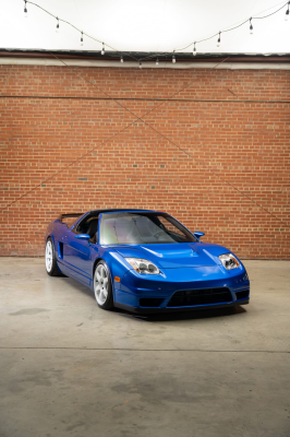 2005 Acura NSX in Long Beach Blue over Blue