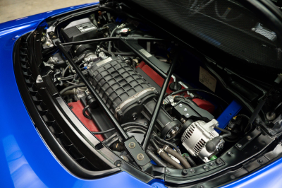 2005 Acura NSX in Long Beach Blue over Blue