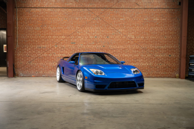 2005 Acura NSX in Long Beach Blue over Blue