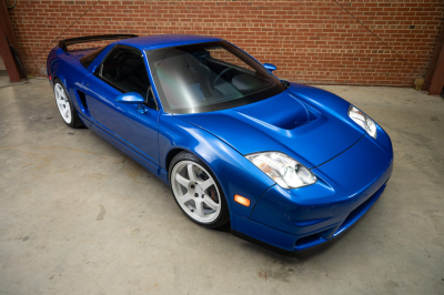 2005 Acura NSX in Long Beach Blue over Blue