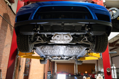 2005 Acura NSX in Long Beach Blue over Blue