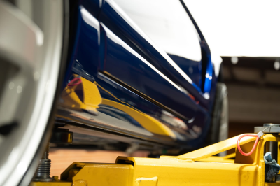 2005 Acura NSX in Long Beach Blue over Blue