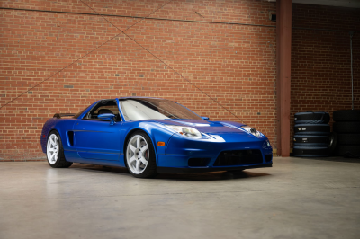 2005 Acura NSX in Long Beach Blue over Blue