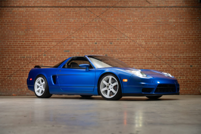 2005 Acura NSX in Long Beach Blue over Blue