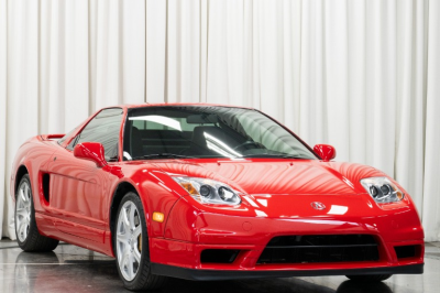 2005 Acura NSX in New Formula Red over Black