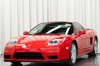 2005 Acura NSX in New Formula Red over Black