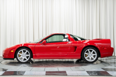 2005 Acura NSX in New Formula Red over Black