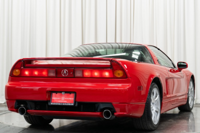 2005 Acura NSX in New Formula Red over Black