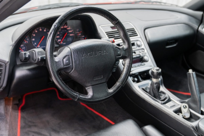 2005 Acura NSX in New Formula Red over Black