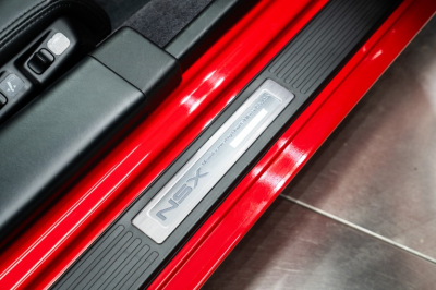 2005 Acura NSX in New Formula Red over Black