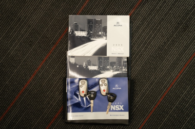 2005 Acura NSX in New Formula Red over Black