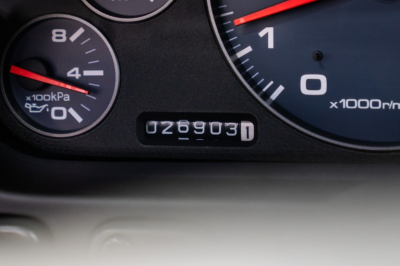 2005 Acura NSX in New Formula Red over Black