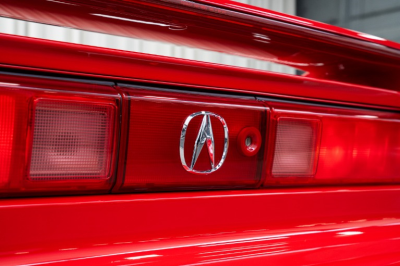 2005 Acura NSX in New Formula Red over Black