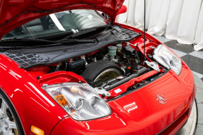 2005 Acura NSX in New Formula Red over Black