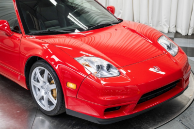 2005 Acura NSX in New Formula Red over Black