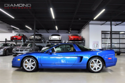 2003 Acura NSX in Long Beach Blue over Tan