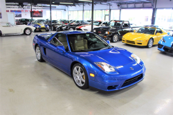 2003 Acura NSX in Long Beach Blue over Tan