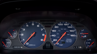 2004 Acura NSX in Imola Orange over Orange