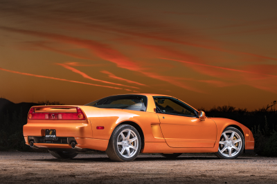 2004 Acura NSX in Imola Orange over Orange