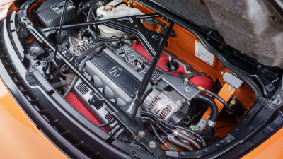 2004 Acura NSX in Imola Orange over Orange