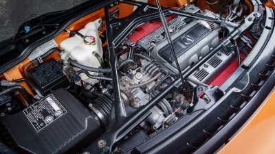2004 Acura NSX in Imola Orange over Orange
