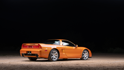 2004 Acura NSX in Imola Orange over Orange