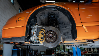 2004 Acura NSX in Imola Orange over Orange