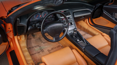 2004 Acura NSX in Imola Orange over Orange