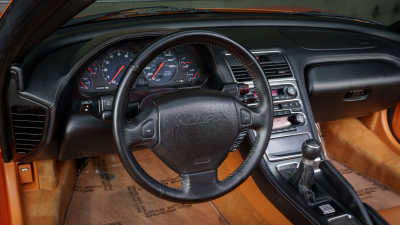 2004 Acura NSX in Imola Orange over Orange