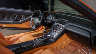 2004 Acura NSX in Imola Orange over Orange