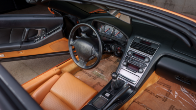 2004 Acura NSX in Imola Orange over Orange