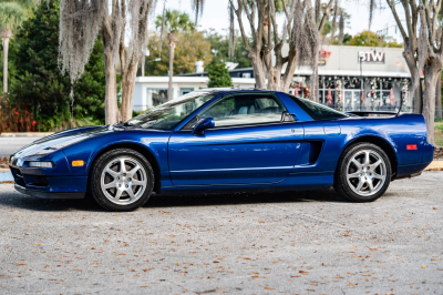 1997 Acura NSX in Monte Carlo Blue over Black