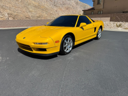 2001 Acura NSX in Spa Yellow over Black