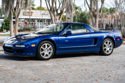 1997 Acura NSX in Monte Carlo Blue over Black