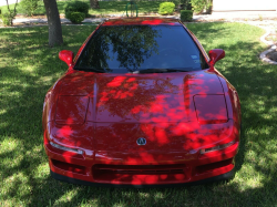 1997 Acura NSX in Formula Red over Black