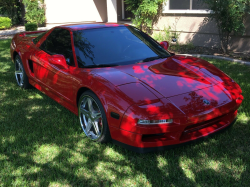 1997 Acura NSX in Formula Red over Black