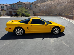 2001 Acura NSX in Spa Yellow over Black