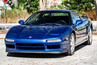 1997 Acura NSX in Monte Carlo Blue over Black