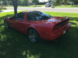 1997 Acura NSX in Formula Red over Black