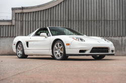 2002 Acura NSX in Grand Prix White over Black