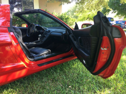 1997 Acura NSX in Formula Red over Black