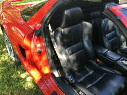 1997 Acura NSX in Formula Red over Black