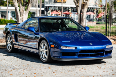 1997 Acura NSX in Monte Carlo Blue over Black