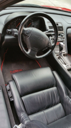 1997 Acura NSX in Formula Red over Black