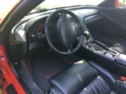 1997 Acura NSX in Formula Red over Black
