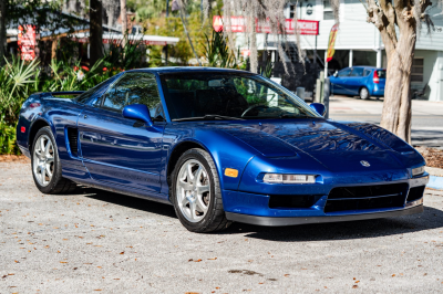1997 Acura NSX in Monte Carlo Blue over Black