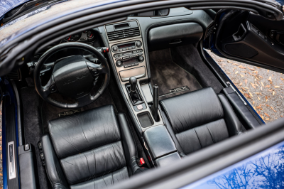 1997 Acura NSX in Monte Carlo Blue over Black