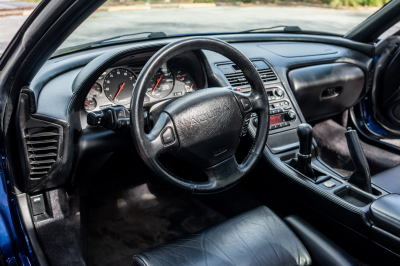 1997 Acura NSX in Monte Carlo Blue over Black