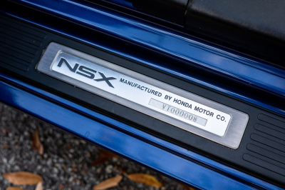 1997 Acura NSX in Monte Carlo Blue over Black