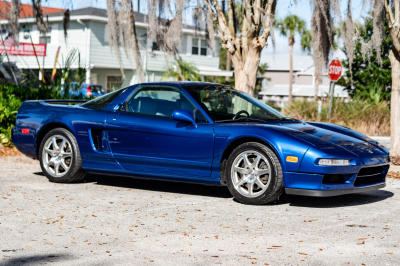 1997 Acura NSX in Monte Carlo Blue over Black